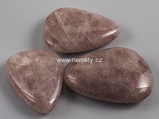 lepidolite, palm stone