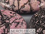 rhodonite, palm stone